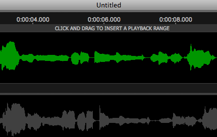 Playback Range Track Empty